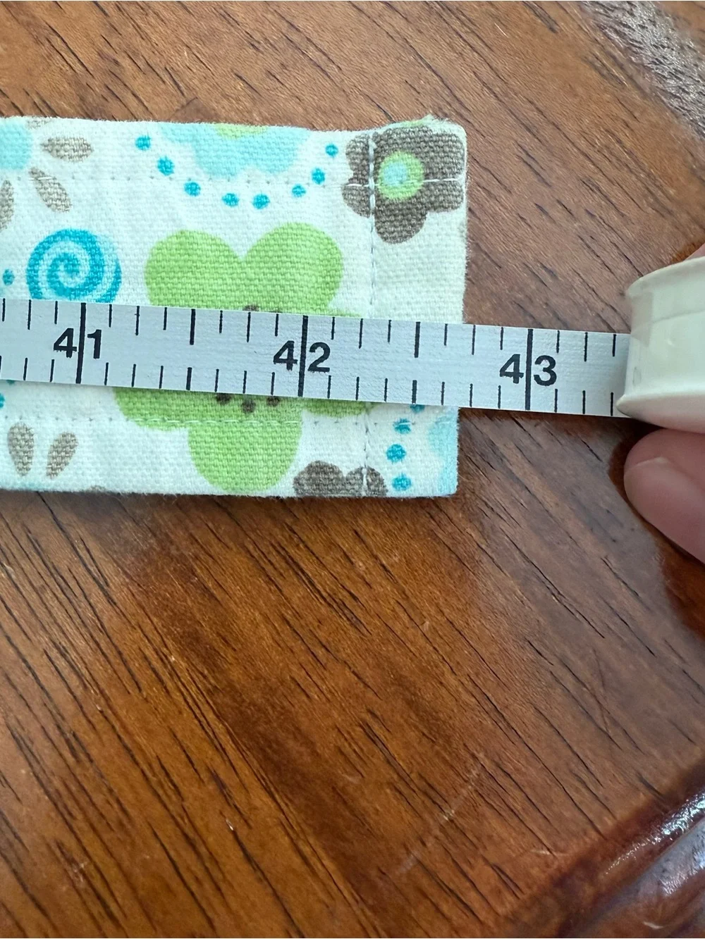 Kids Fabric D-Ring Belt - Brown, Teal & Orange Floral Prints